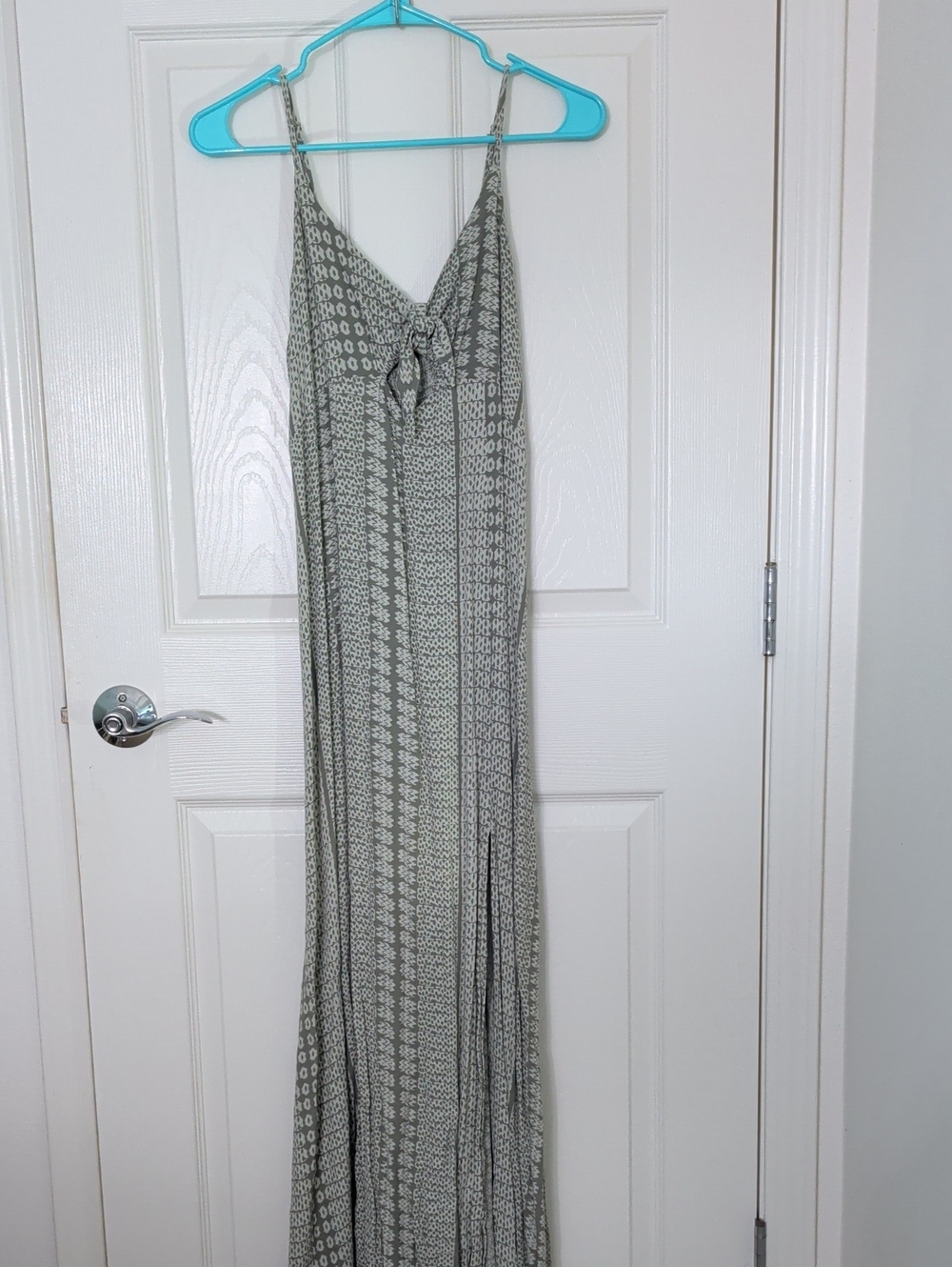 MANAOLA Women's Maxi Dress in Light Olive Green